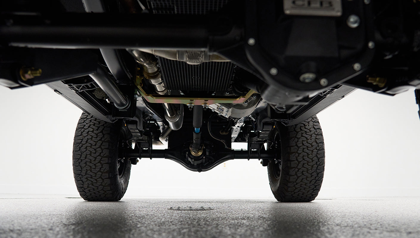 Classic Ford Bronco engine bay