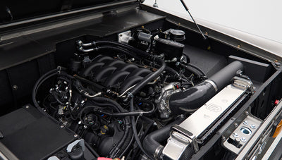 Classic Ford Bronco engine bay