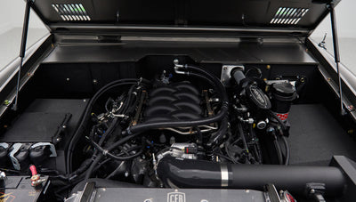 Classic Ford Bronco engine bay