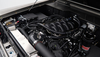 Classic Ford Bronco engine bay