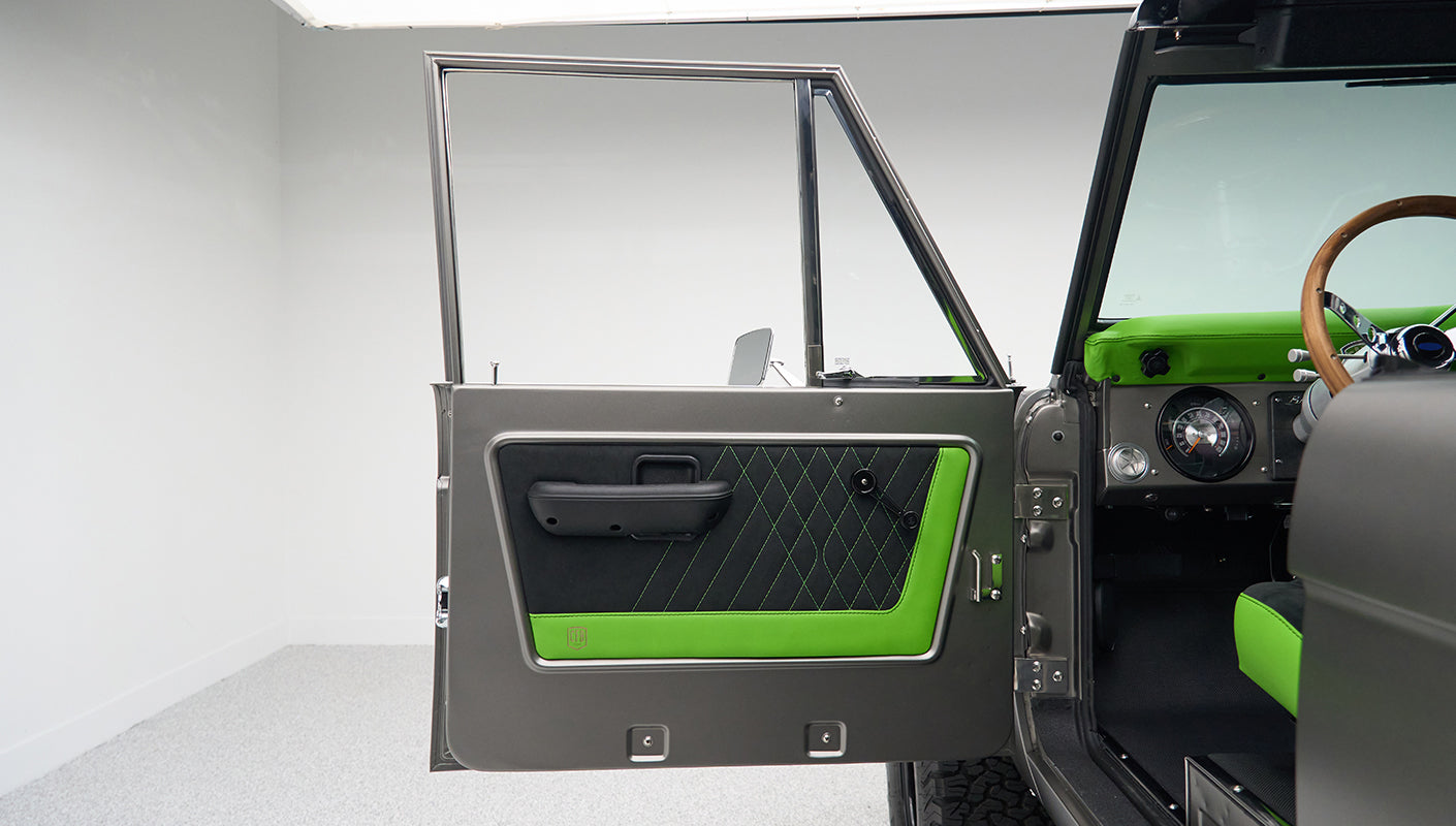 Classic Ford Bronco engine bay