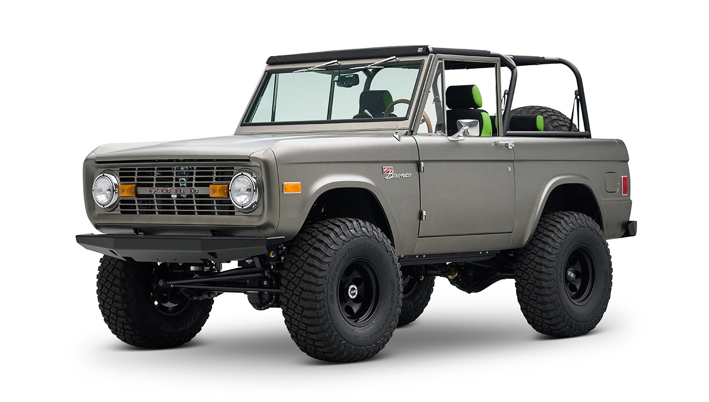 Classic Ford Bronco engine bay