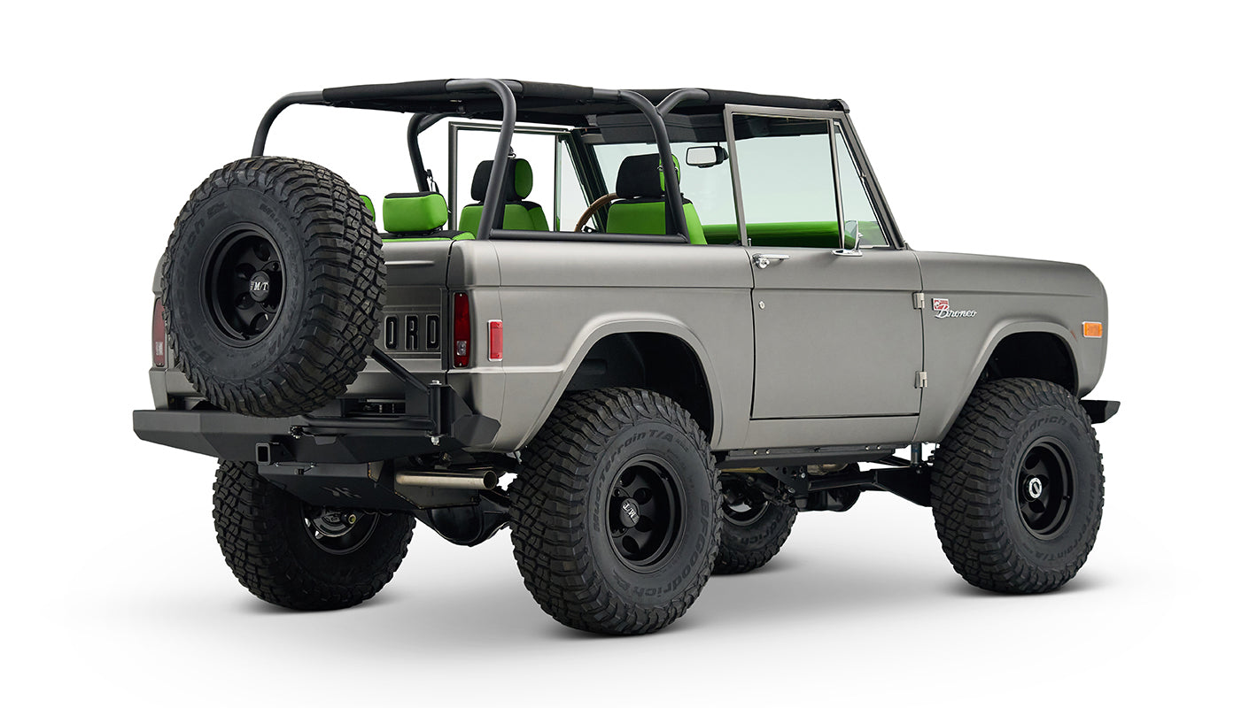 Classic Ford Bronco engine bay