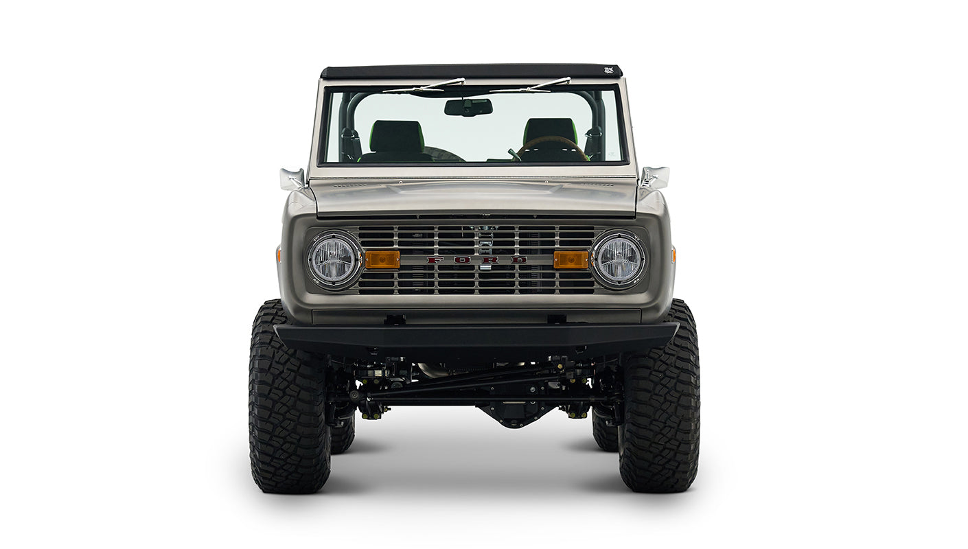 Classic Ford Bronco engine bay
