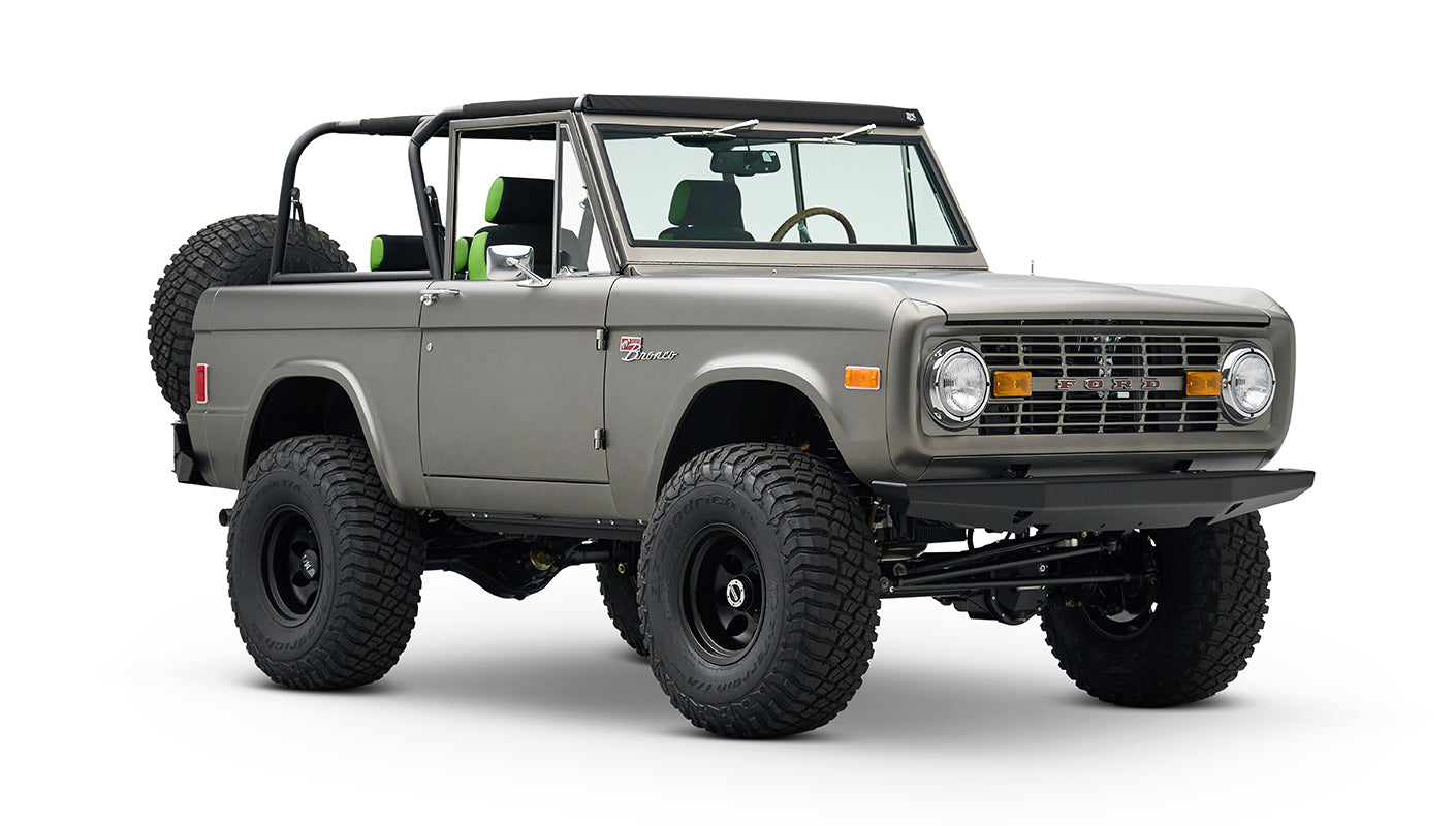 Classic Ford Bronco engine bay
