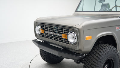 Classic Ford Bronco engine bay