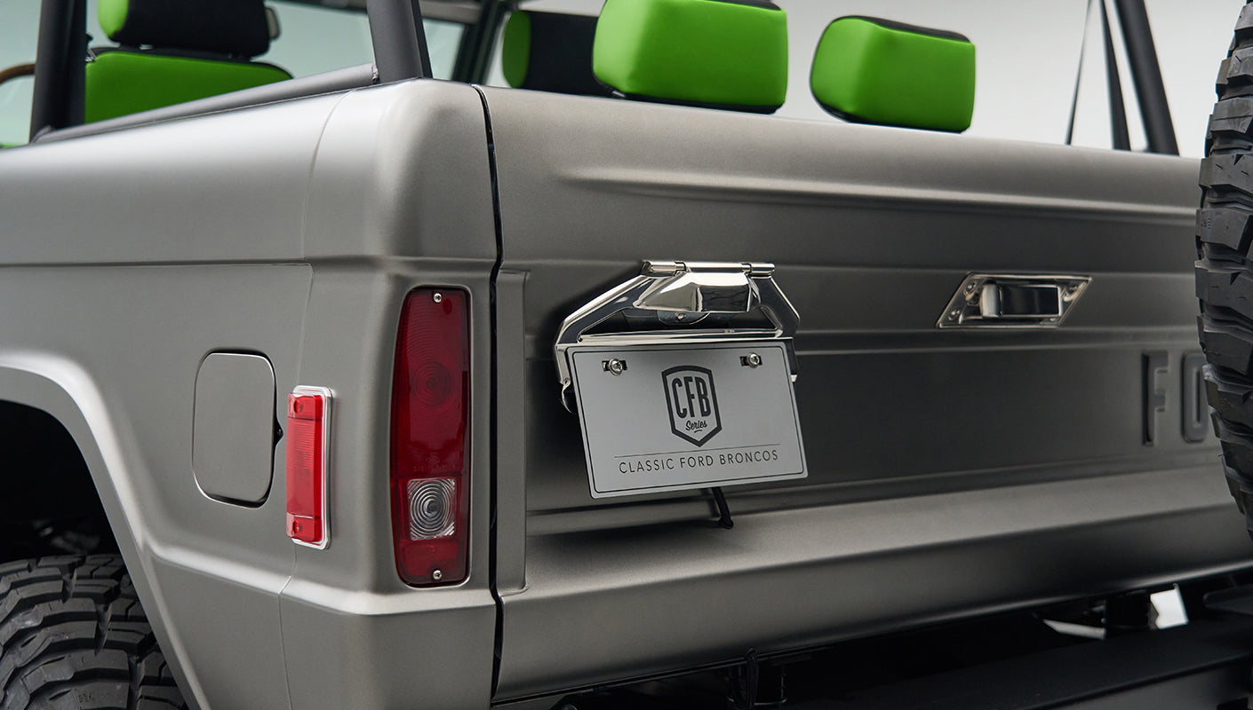 Classic Ford Bronco engine bay