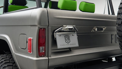 Classic Ford Bronco engine bay
