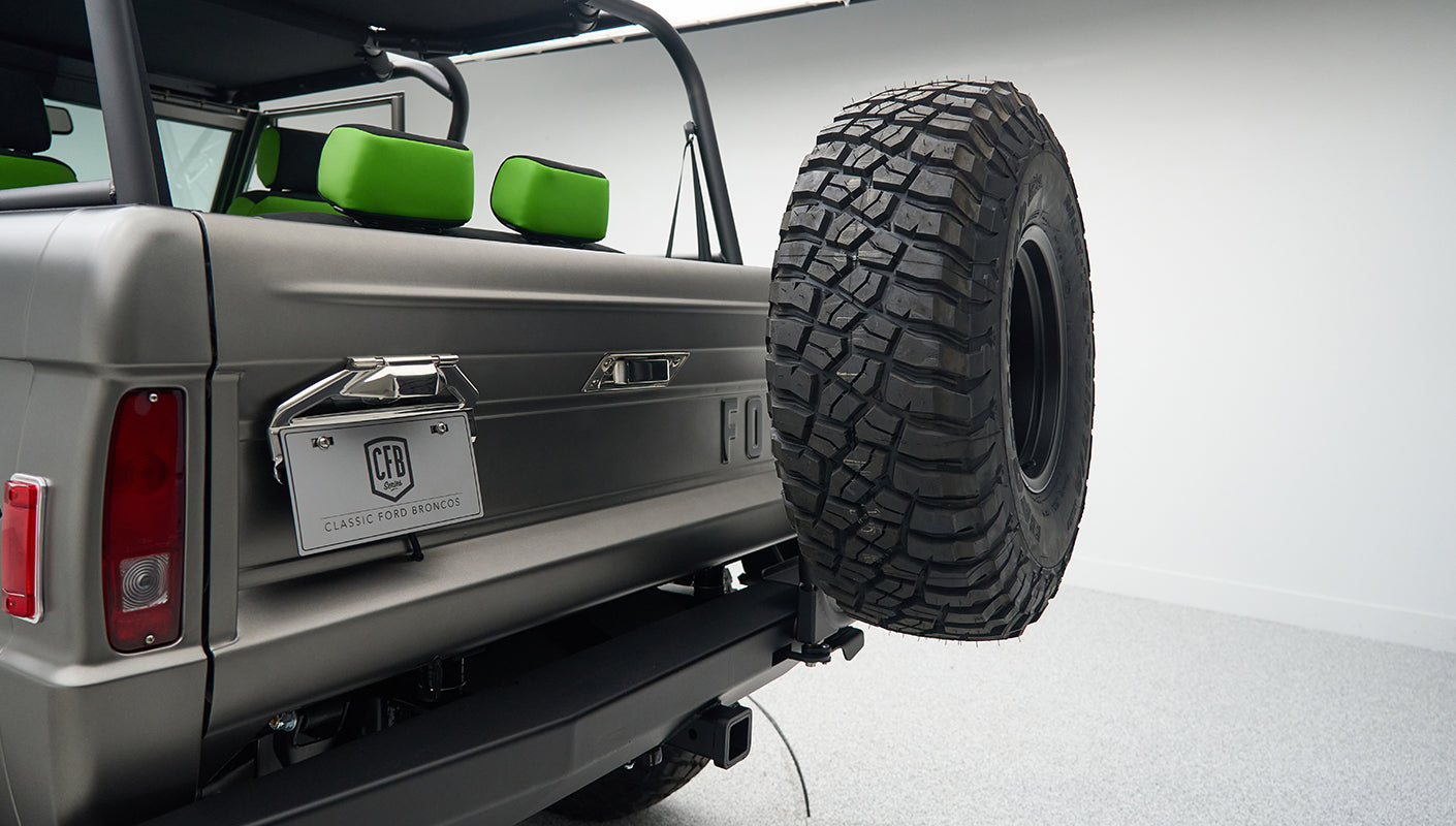 Classic Ford Bronco engine bay