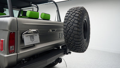 Classic Ford Bronco engine bay