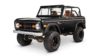 Classic Ford Bronco front driver-side view