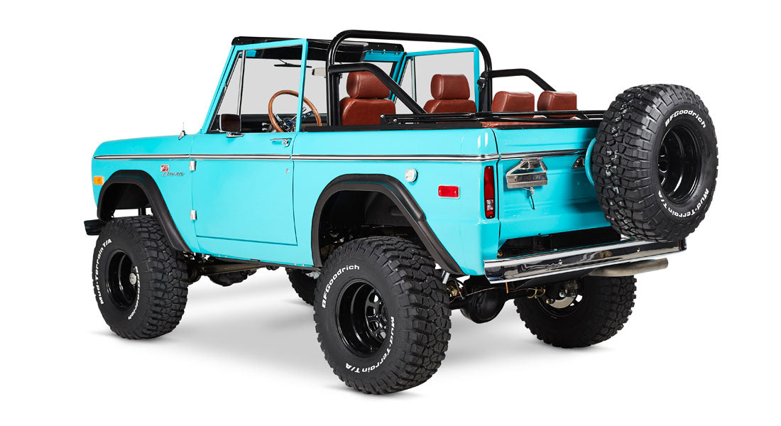 Classic Ford Bronco rear driver-side view