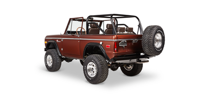 Classic Ford Bronco rear driver-side view