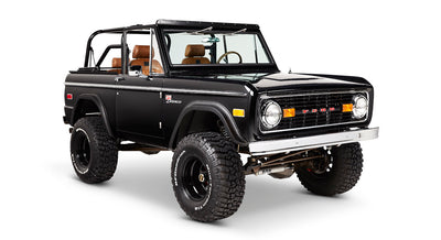 Classic Ford Bronco front passenger-side view