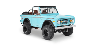 Classic Ford Bronco front passenger-side view