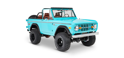 Classic Ford Bronco front passenger-side view