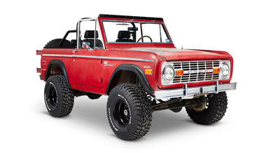 Classic Ford Bronco front passenger-side view