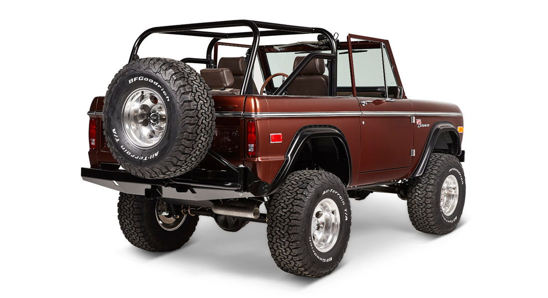Classic Ford Bronco rear passenger-side view