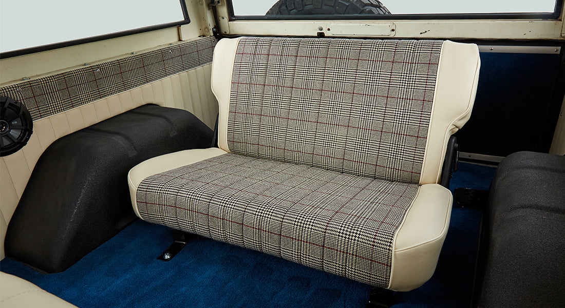 Classic Ford Bronco seating