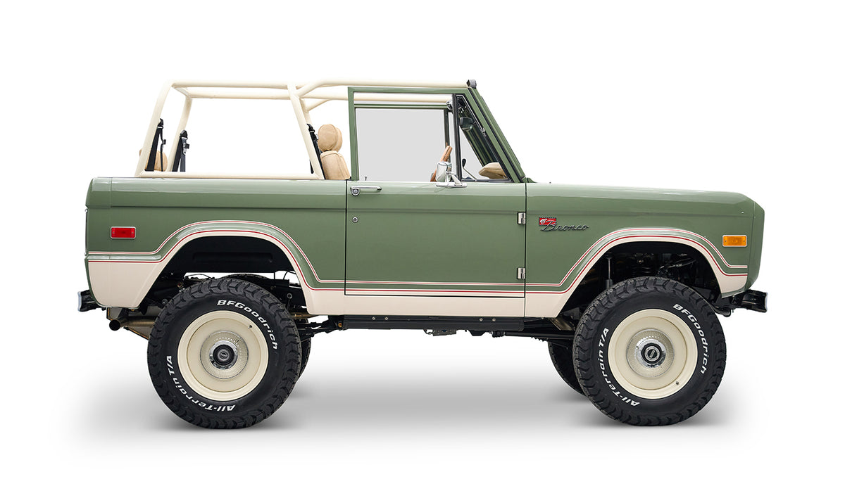 Classic Ford Bronco Boxwood Rangerstripes series
