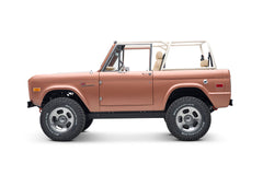 Classic Ford Bronco Paloma EV, passenger side view isolated on white background