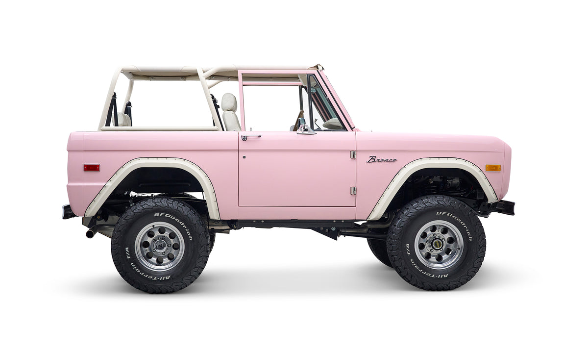 Classic Ford Bronco Pink 302 Banner1