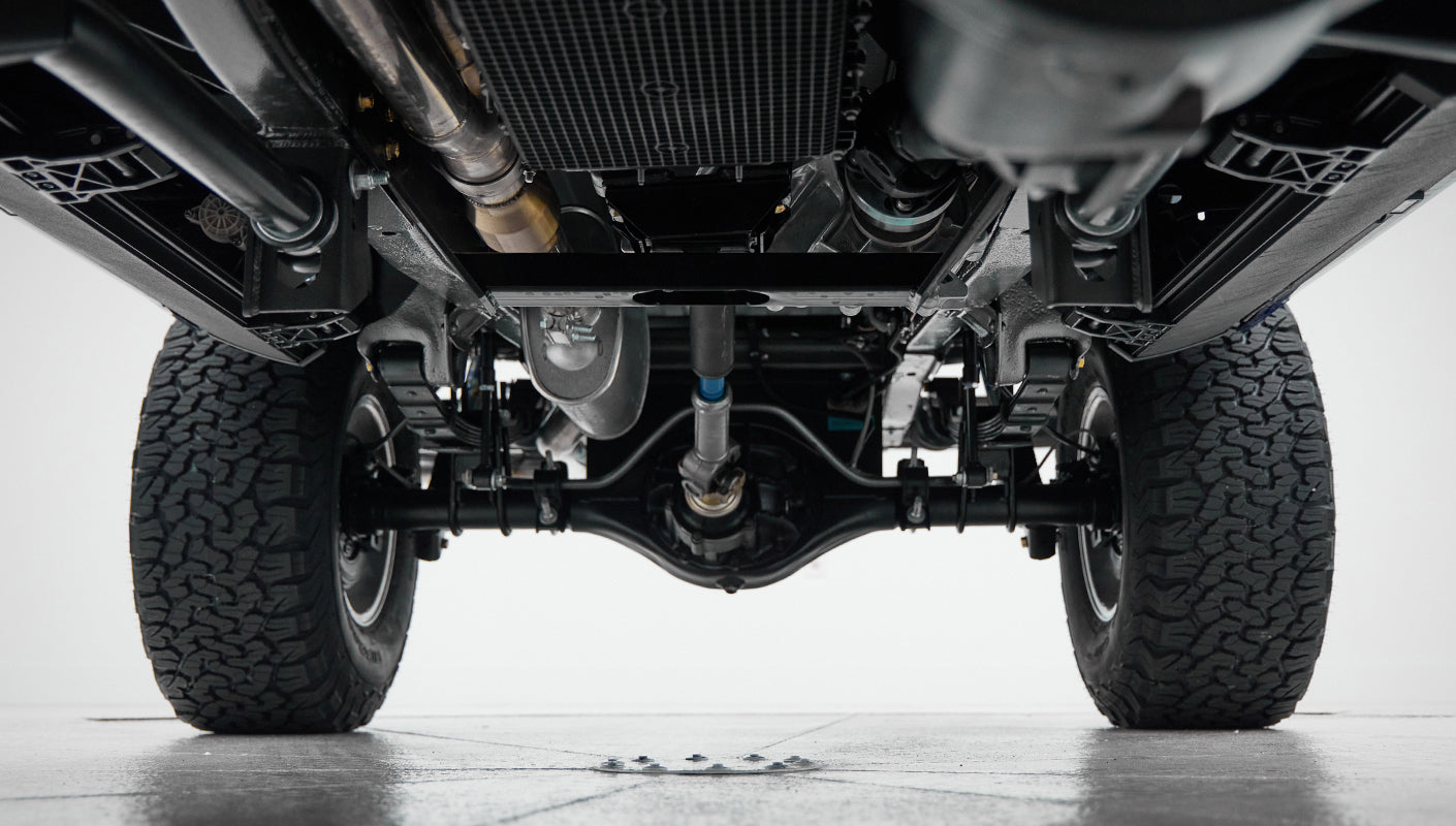 Classic Ford Bronco engine bay