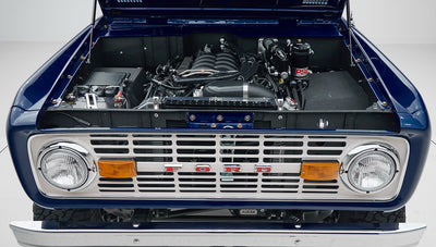 Classic Ford Bronco engine bay