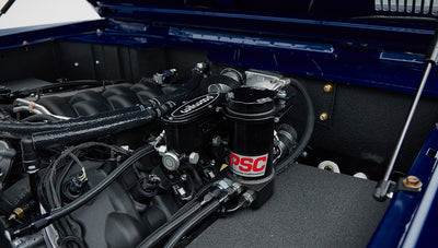 Classic Ford Bronco engine bay