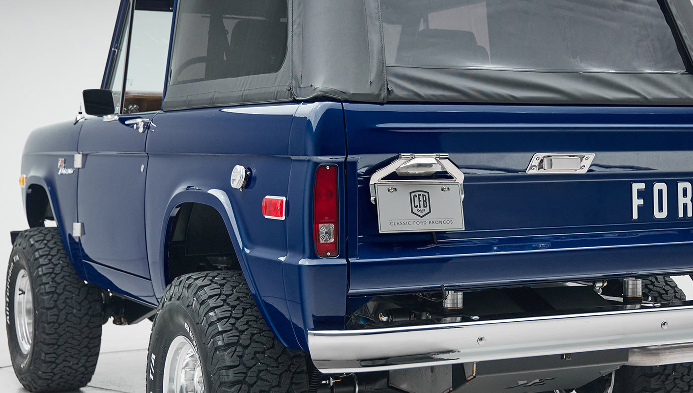 Classic Ford Bronco engine bay
