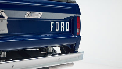 Classic Ford Bronco engine bay