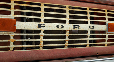Classic Ford Bronco dashboard