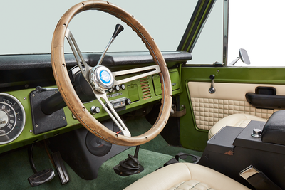 Classic Ford Bronco dashboard