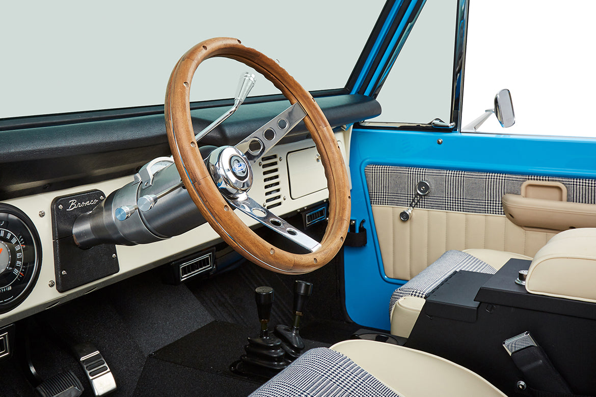 Classic Ford Bronco dashboard