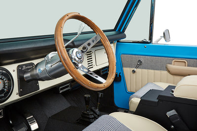 Classic Ford Bronco dashboard