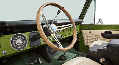 Classic Ford Bronco dashboard