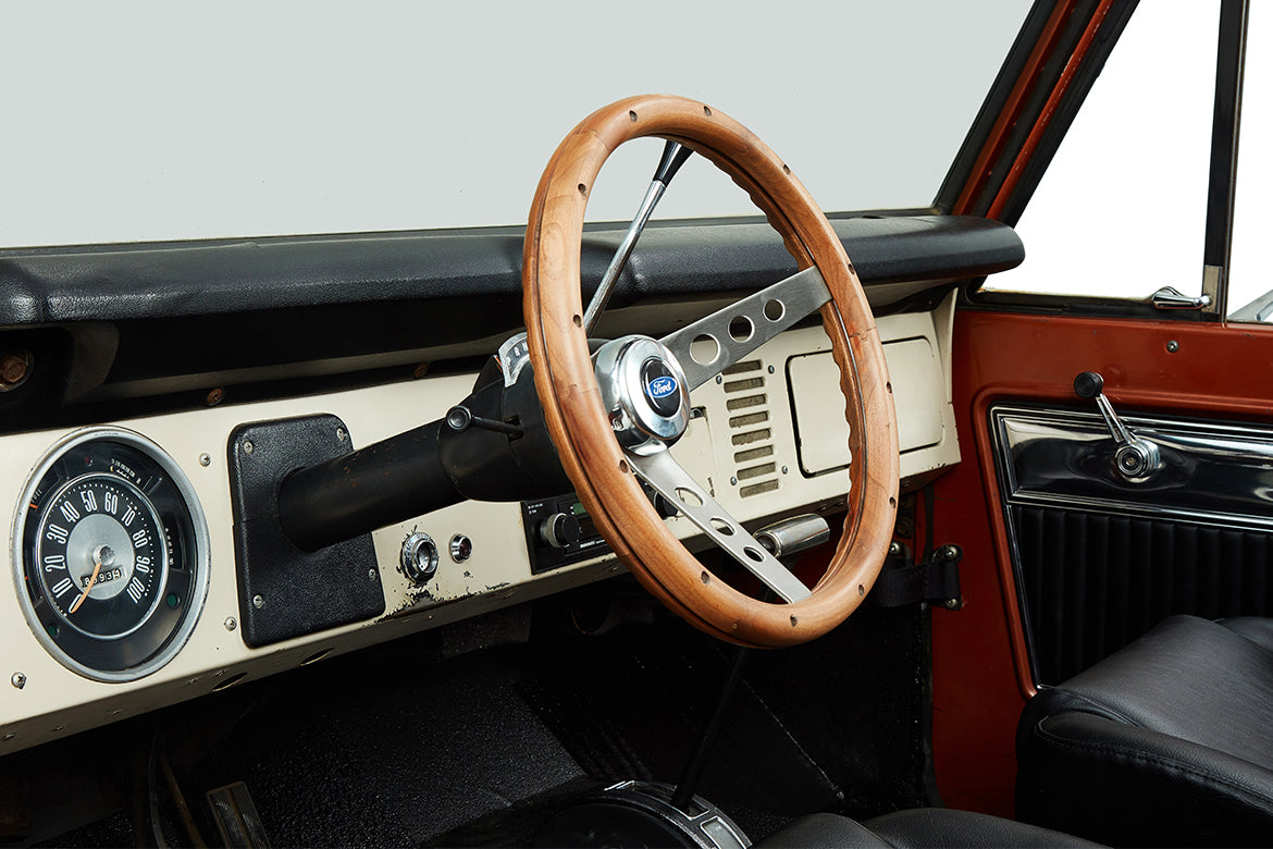 Classic Ford Bronco dashboard