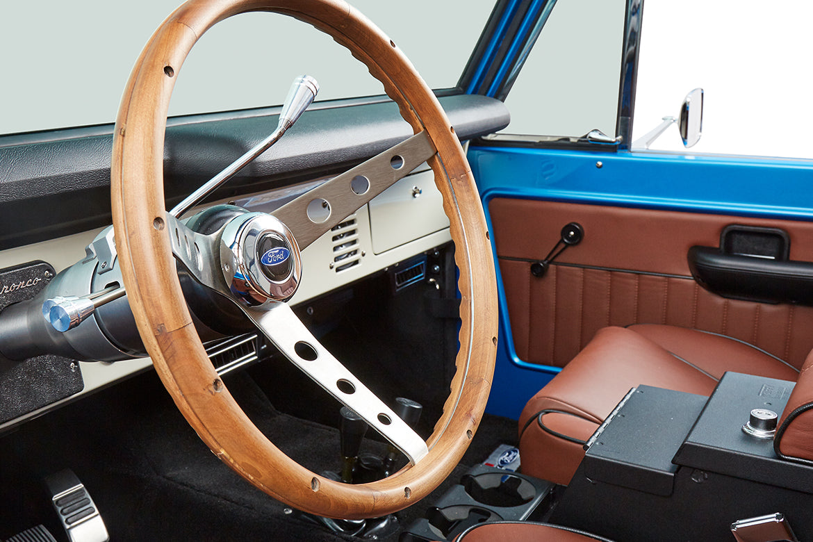 Classic Ford Bronco dashboard