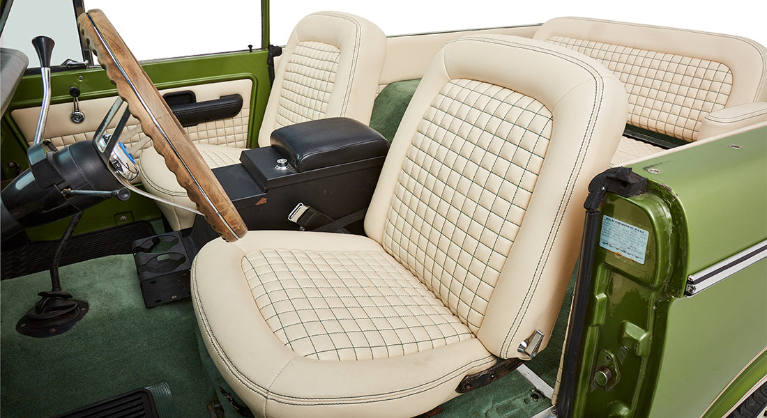 Classic Ford Bronco interior