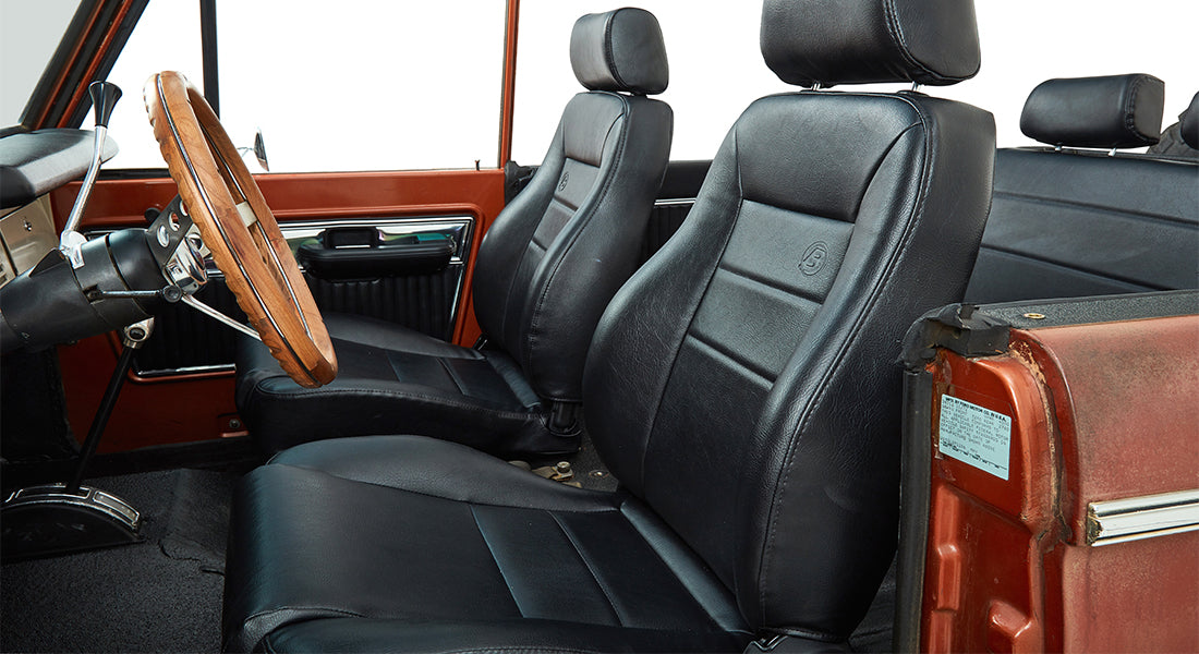 Classic Ford Bronco interior