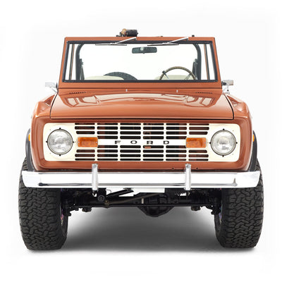Classic Ford Bronco during a beach story