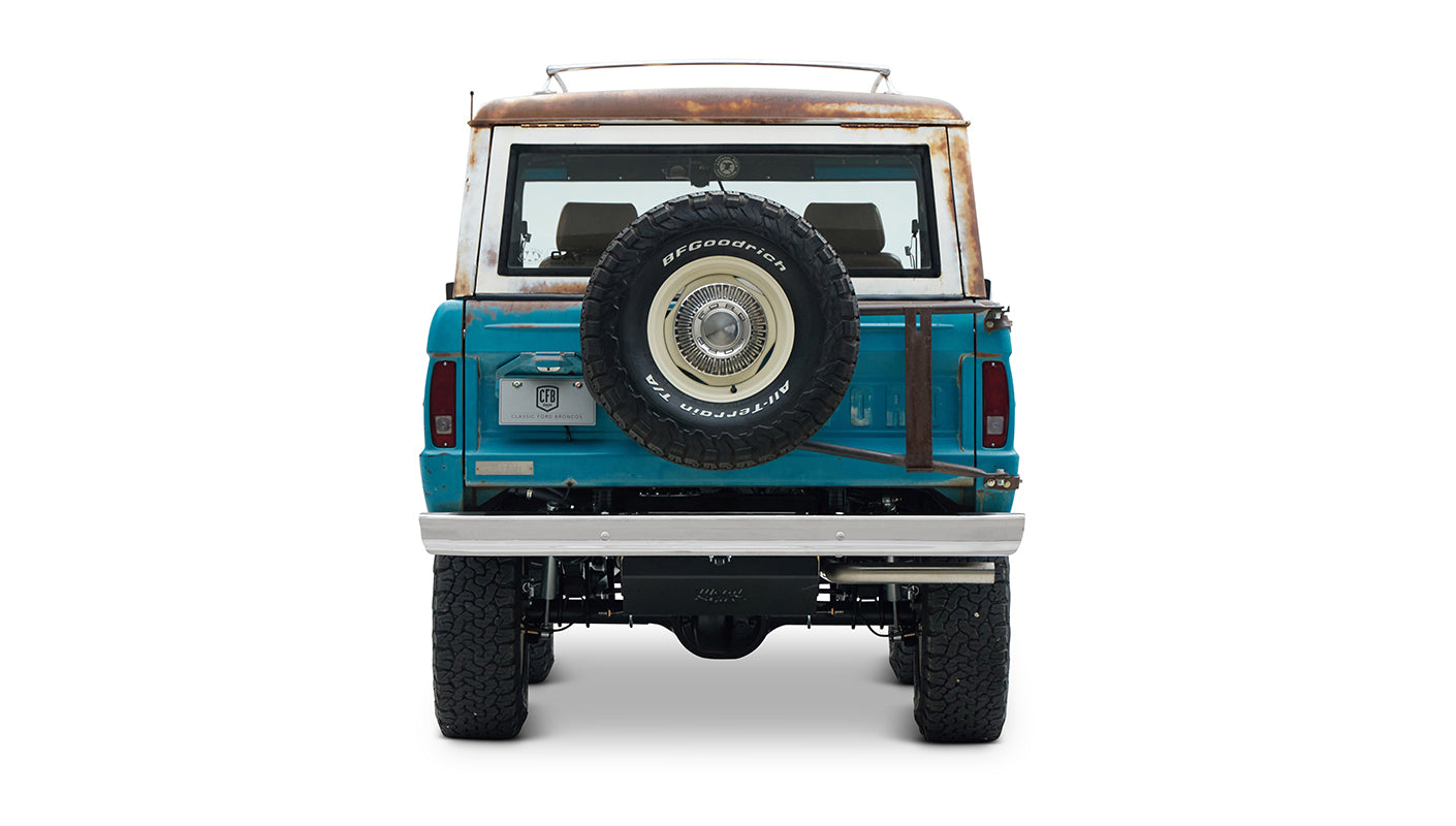 Classic Ford Bronco Ford Bronco 1973 Turquoise Patina Coyote Series 93t34634 series