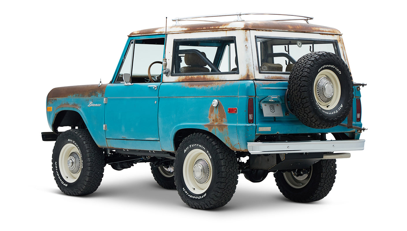 Classic Ford Bronco Ford Bronco 1973 Turquoise Patina Coyote Series series