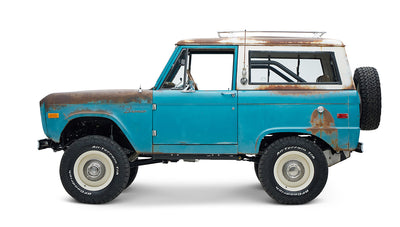 Classic Ford Bronco Ford Bronco 1973 Turquoise Patina Coyote Series series