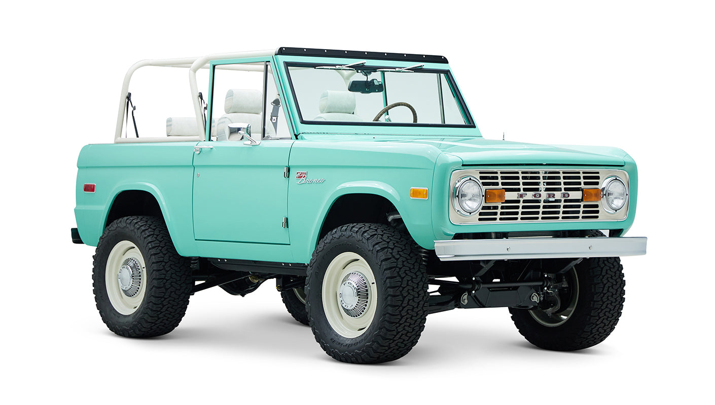 Classic Ford Bronco Ford Bronco 1974 Mint Green Coyote Series series
