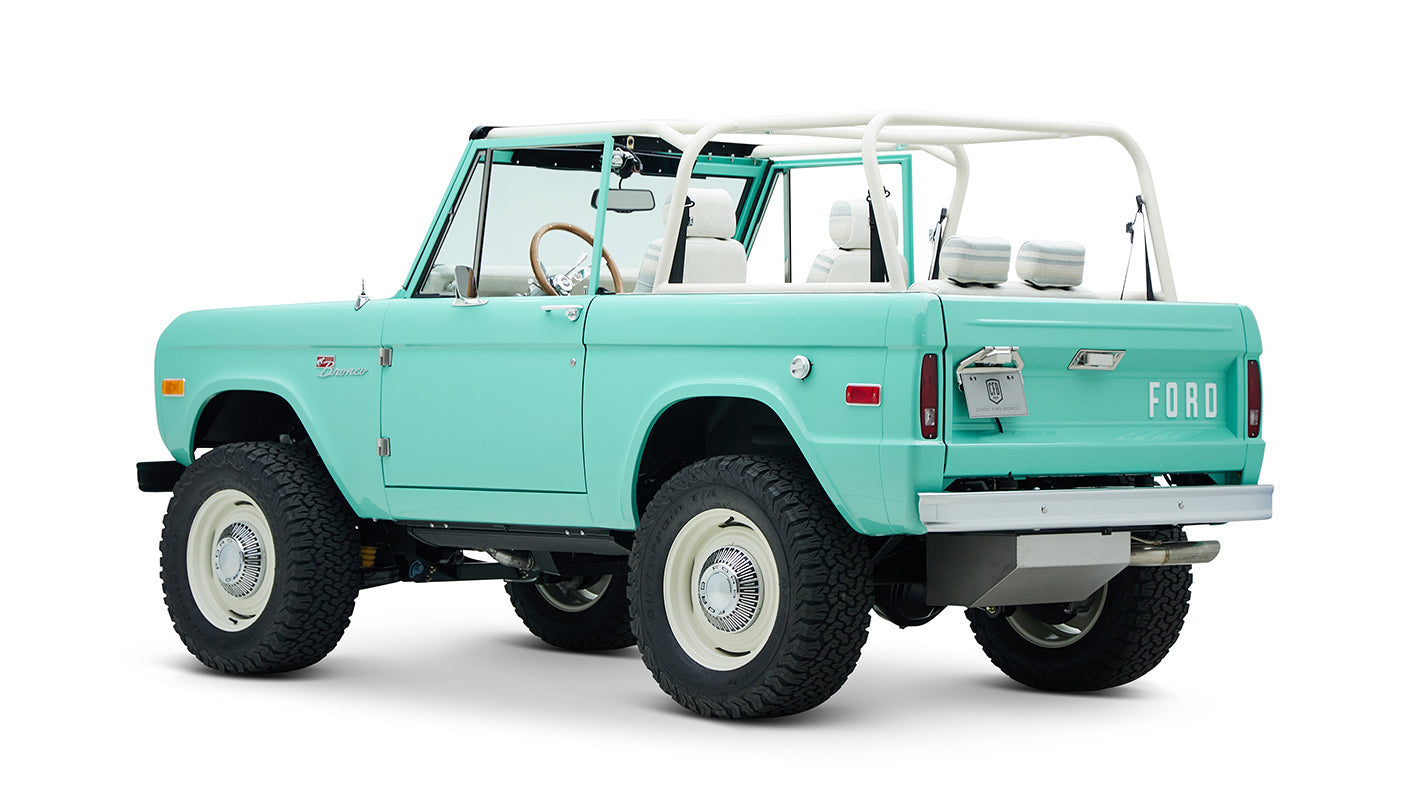Classic Ford Bronco Ford Bronco 1974 Mint Green Coyote Series series