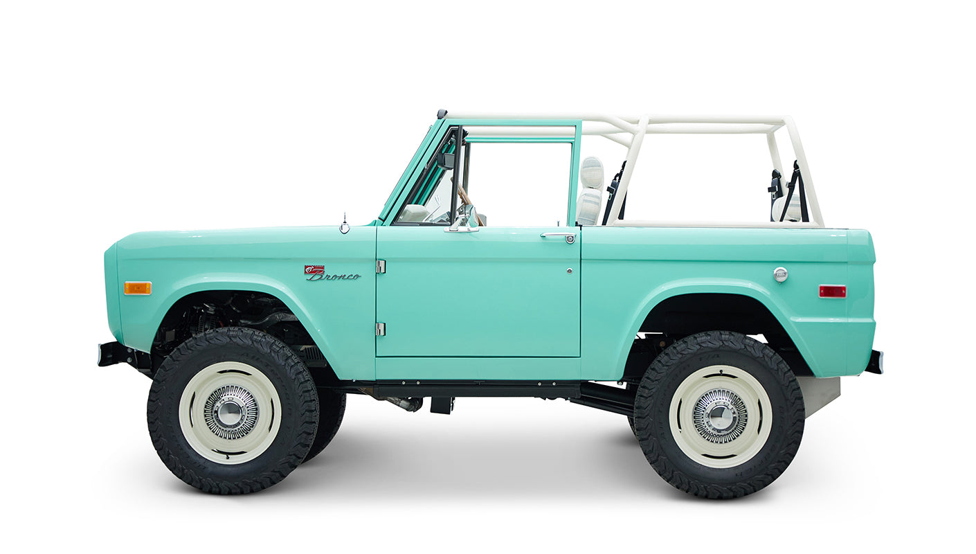 Classic Ford Bronco Ford Bronco 1974 Mint Green Coyote Series series