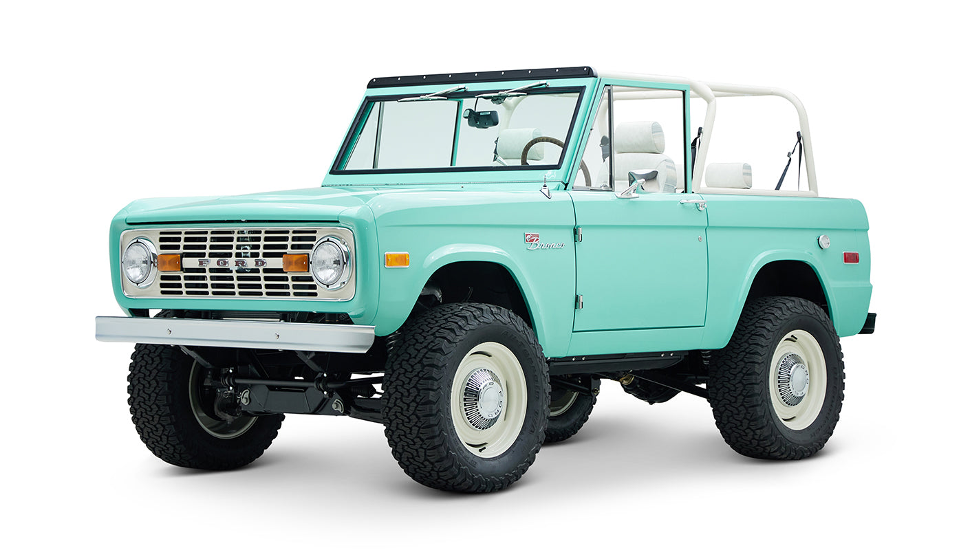 Classic Ford Bronco Ford Bronco 1974 Mint Green Coyote Series series