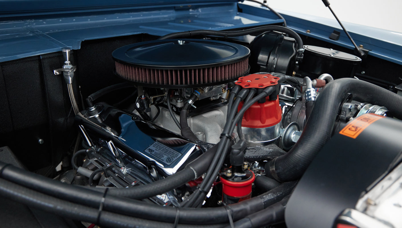 1974 classic ford bronco in stars & stripes blue with whiskey leather 302 motor