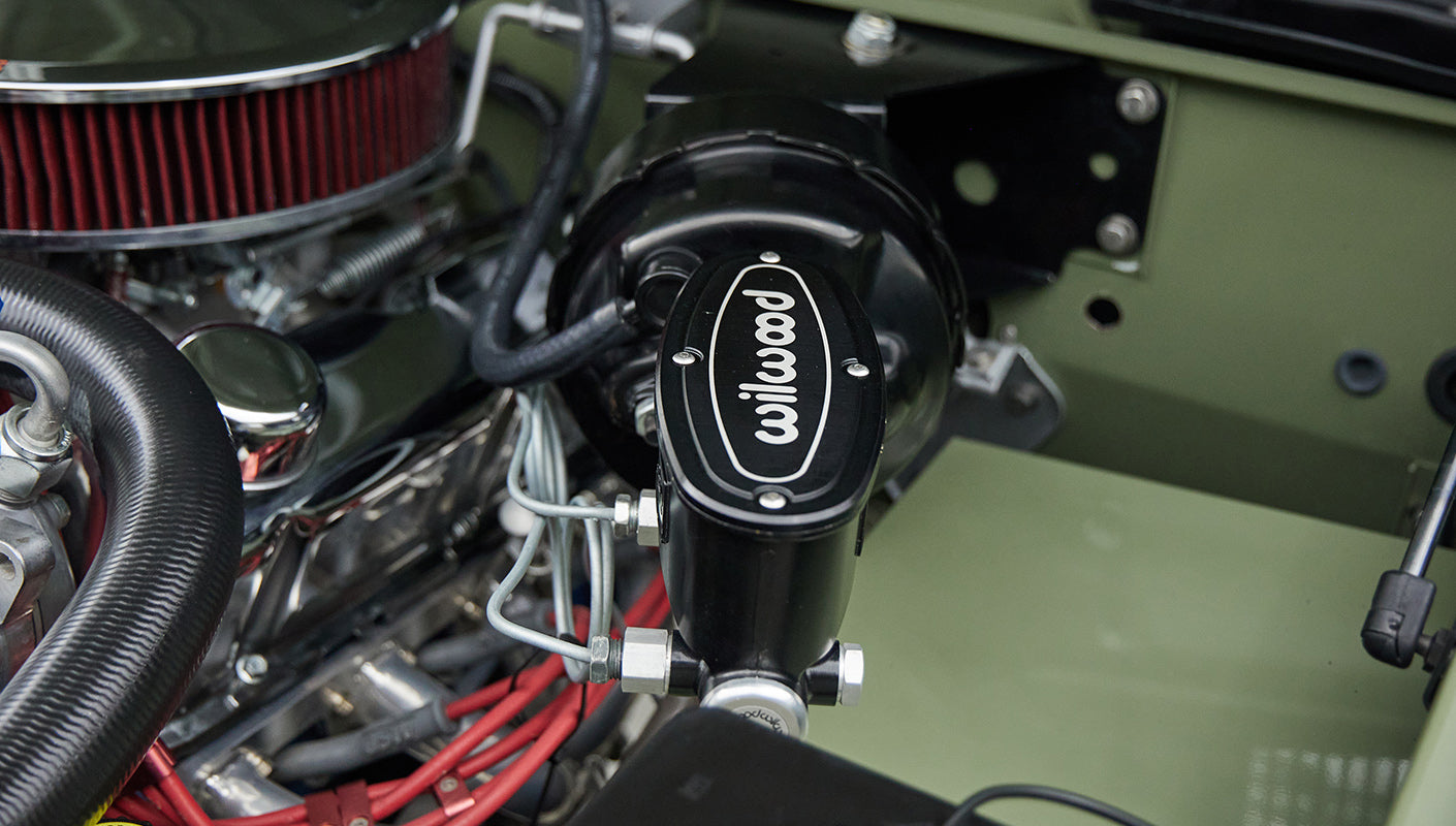 1976 classic ford bronco in boxwood green with ball glove leather brake reservoir